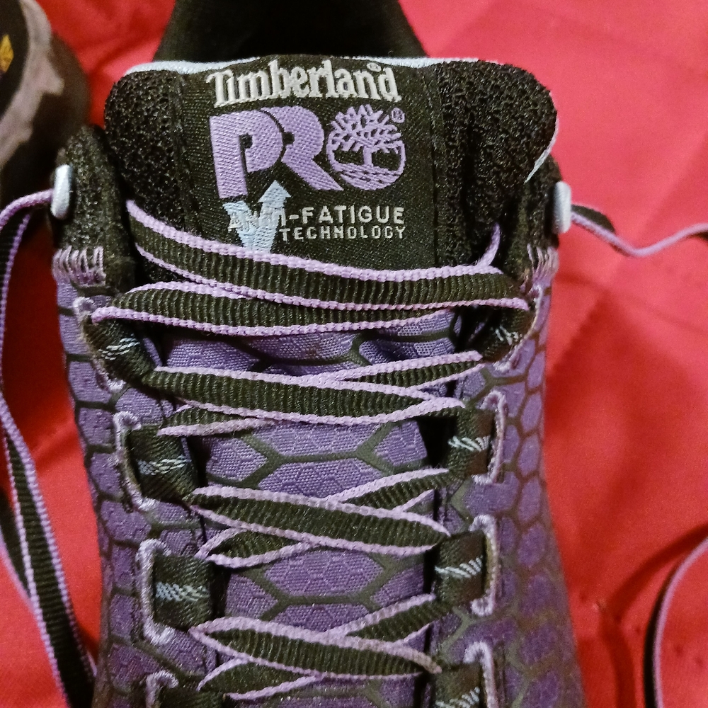 Timberland steel toe work shoes